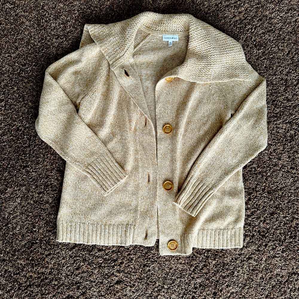 Knit button up cardigan
